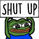 pepe_shutup Discord emoji