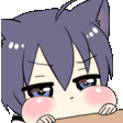 AP2UNekoBoyLurkPout Discord emoji
