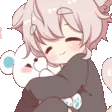 AP2Uwhitecatboyhugstuffie