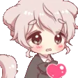 AP2Uwhitecatboyheartbeat