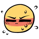flustered