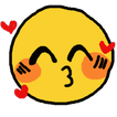 flushedkiss Discord emoji