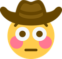 cowboyflushed Discord emoji