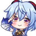 GanyuSalute_GM Discord emoji