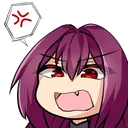 Scathach_Angry Discord Emoji