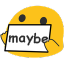 blobmaybe Discord emoji
