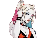 HarleyQuinnSadVibes Discord Emoji