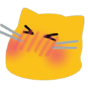 blob_cat_blush Discord emoji