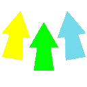 ArrowsPointUpColorful