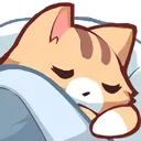 Cat Sleep cat_sleep Discord Emoji