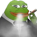 Pepe Smoke pepesmoke Discord Emoji