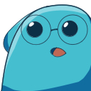 HB_SurprisedBlue Discord emoji