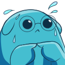 HB_SweatingBlue Discord emoji