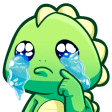 dinoCrying Discord Emoji