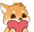 shibaHeart Discord emoji