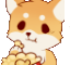 shibaPopcorn Discord emoji