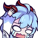 Ganyu Cry Discord Emoji
