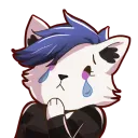 WolfyCrying Discord Emoji