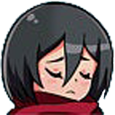 Mikasa_Sad Discord emoji