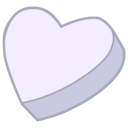 CandyHeartWhite Discord emoji