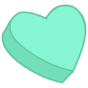 CandyHeartCyan Discord emoji