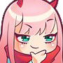ZerotwoHmmm1 Discord emoji