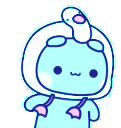 DWaddleBlue Discord emoji