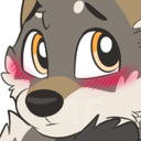 wolf_blush Discord emoji