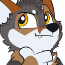 redwolf_think Discord emoji
