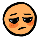 CrackedFeelingDown Discord emoji
