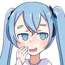 Miku Smug Discord Emoji