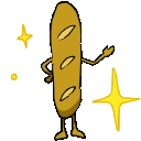 baguettewave Discord emoji