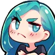 e_bluea_hmph Discord Emoji