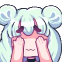 E Bluea Blush Discord Emoji