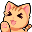 ZP2Ufreeorangecatwave Discord emoji