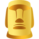 GoldenMoyai Discord emoji