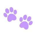purple_paw_prints Discord emoji