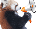redpanda_megaphone Discord emoji