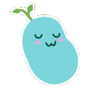 blue_uwu_bean_sprout Discord emoji