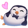 penguin_kiss Discord emoji