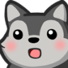 aSurprisedWolfy Discord emoji