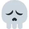 Sad Skull Discord Emoji