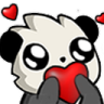 panda_heart Discord emoji