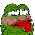 AhegaoPepe Discord Emoji