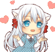 nnekoHeart Discord emoji