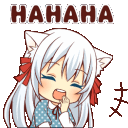 nnekoLaugh Discord emoji