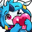 Blue Heart Blue_Heart Discord Emoji