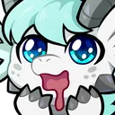 cyan_drool Discord Emoji