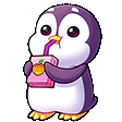 AP2USwetzPenguinDrink Discord emoji