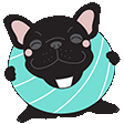 AP2USwetzFrenchBulldogSmile Discord emoji